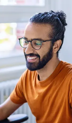 Person smiling